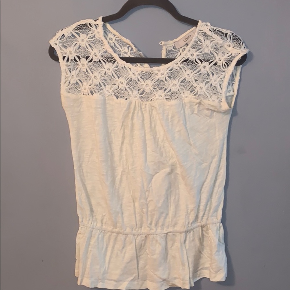 Loft lace top size xs